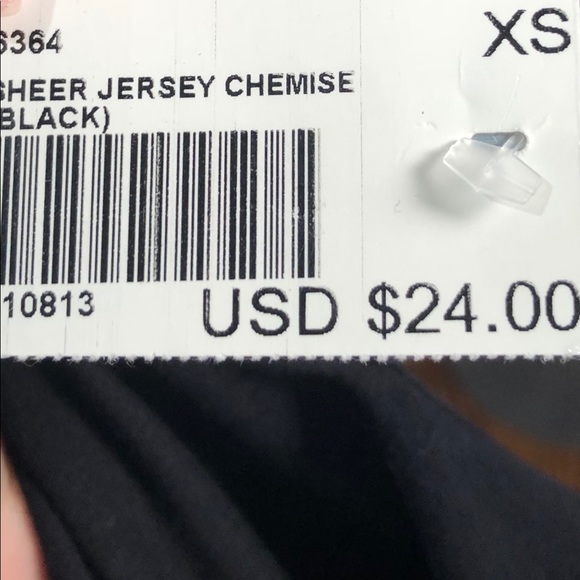 NWT American Apparel Sheer Jersey Chermise - Picture 3 of 3